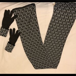 Michael Kors Scarf and matching Gloves